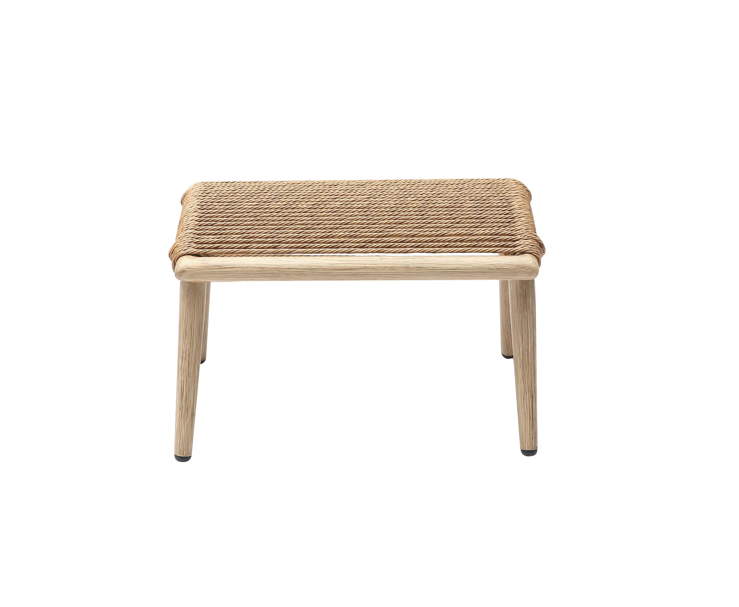 BP-2035 wooden outdoor lounge chair with a footstool — view 5