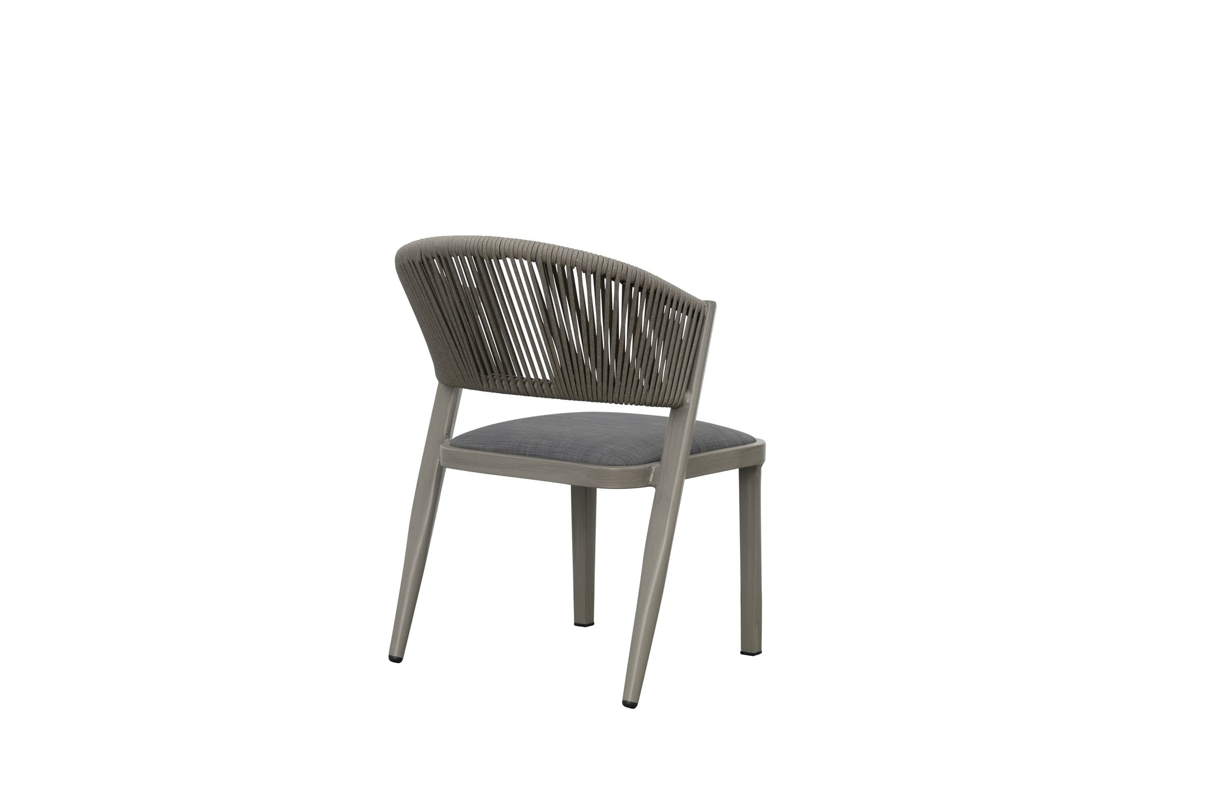 BP-3232-R outdoor dining set with four rope-weave chairs on a terrace — view 9