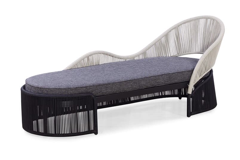 BP-8171A outdoor lounge set in dark weave beside a pool — view 4