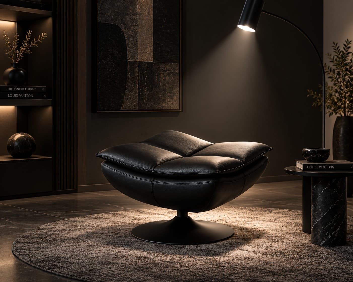 C0543-ST Leather Footrest
