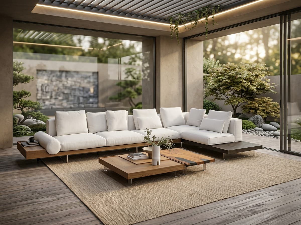 F9787 Modern L-Shaped Sofa