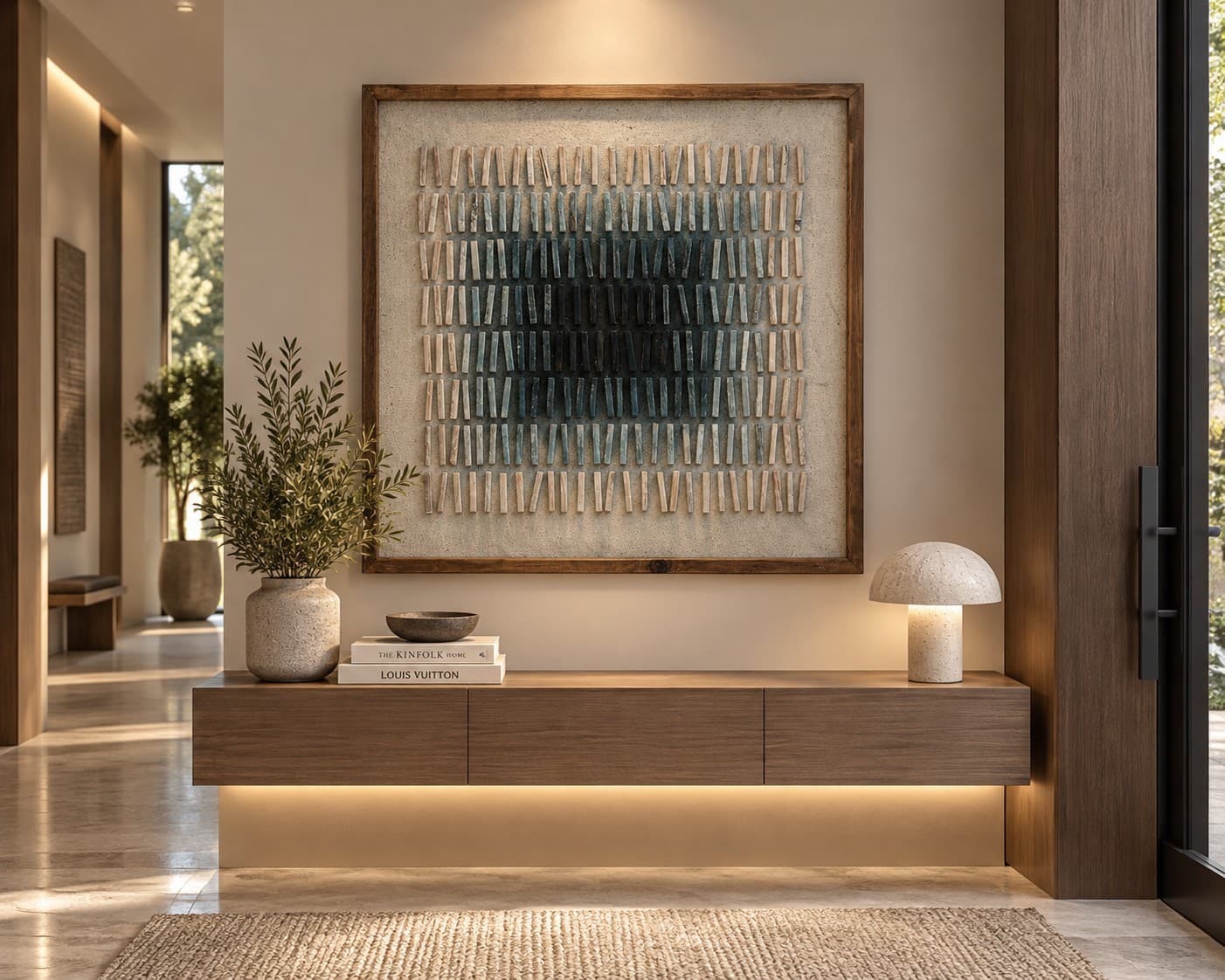 FE8450 Abstract Textured Wall Art