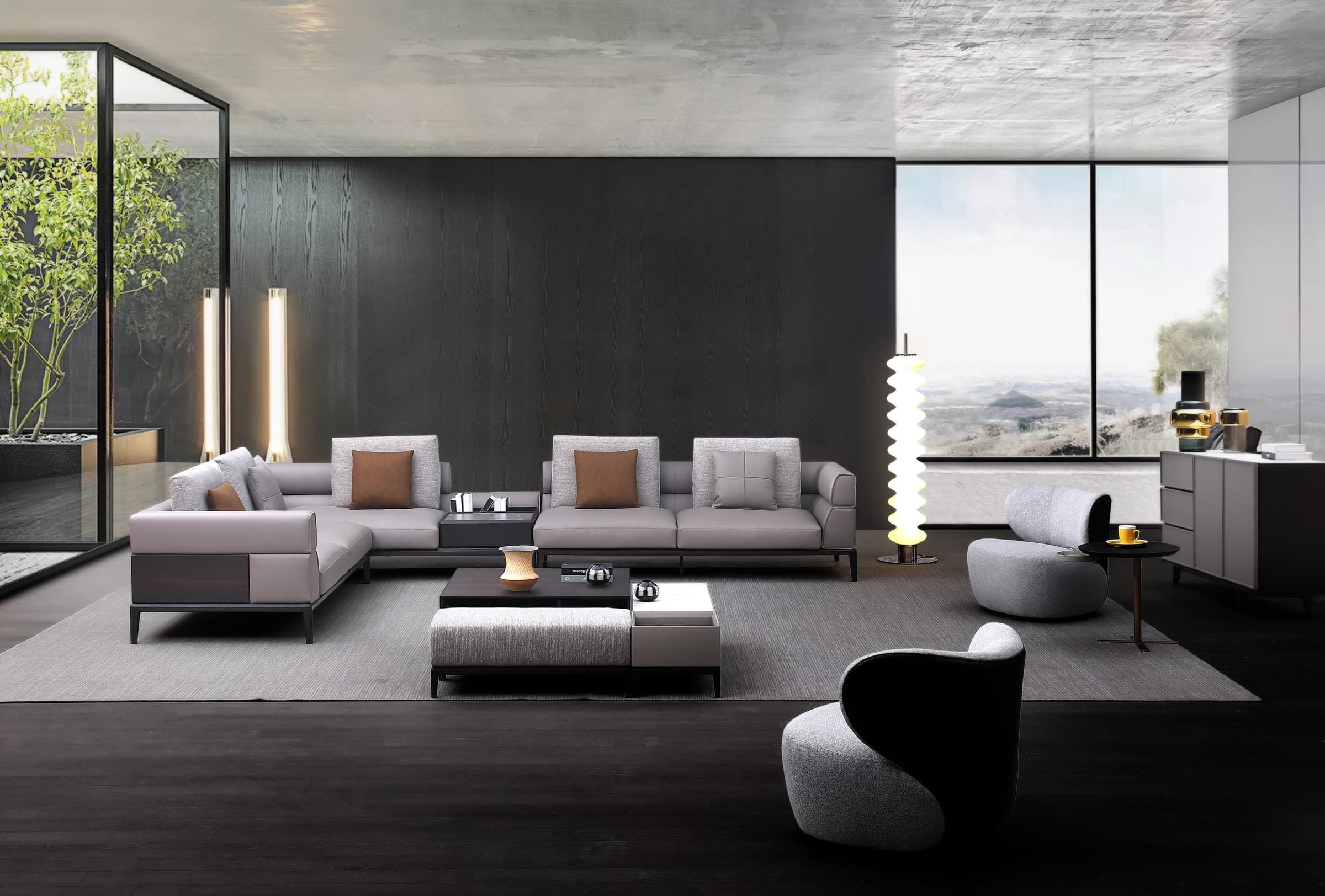 F9665 Corner Sofa